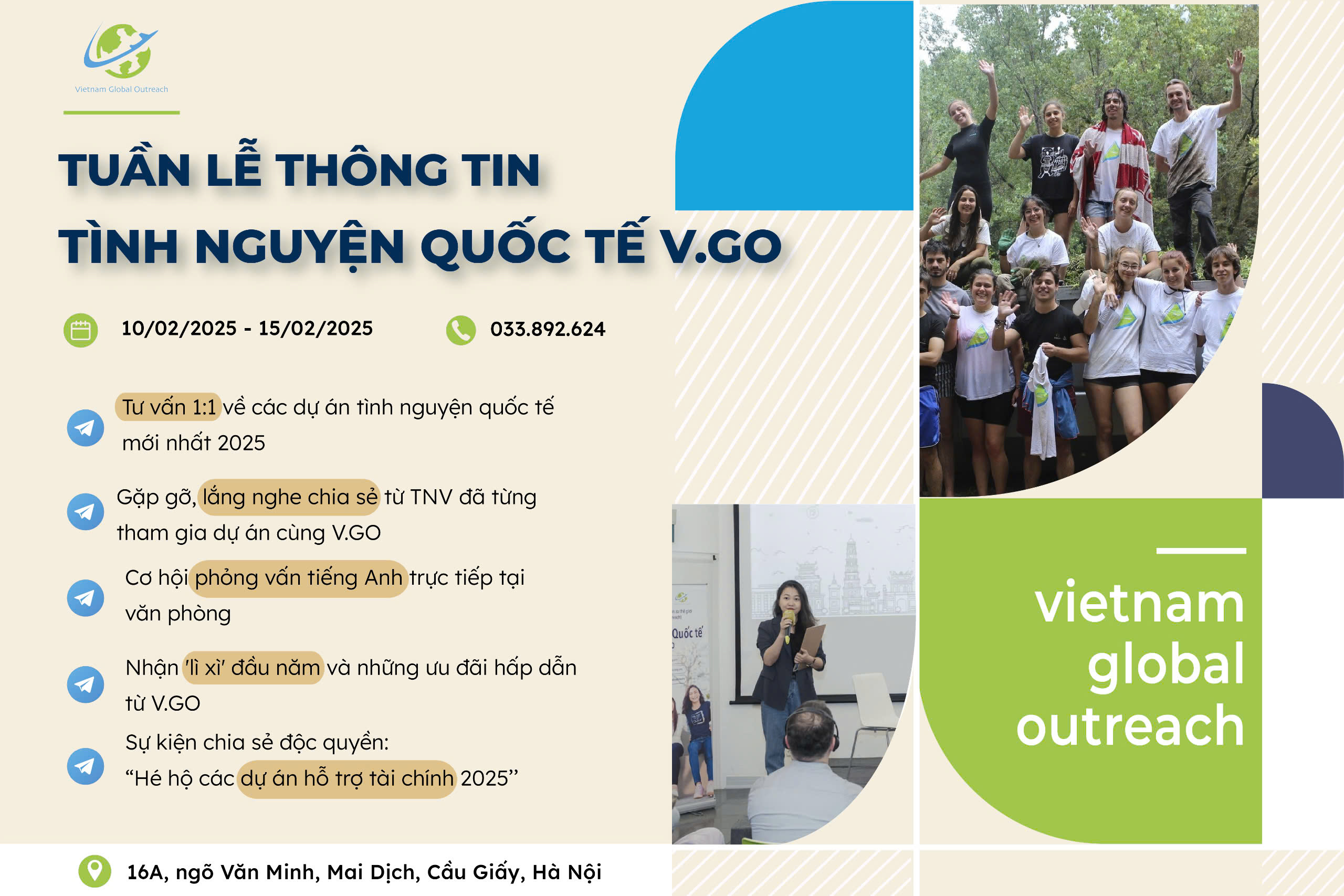 Tuần lễ thông tin tình nguyện quốc tế V.GO 2025