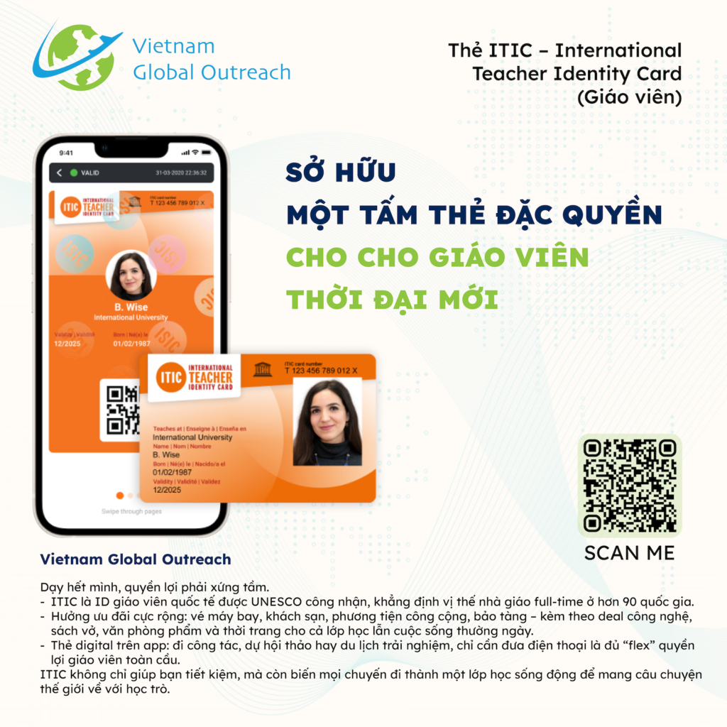 Bộ ba thẻ ISIC, ITIC và IYTC của V.GO